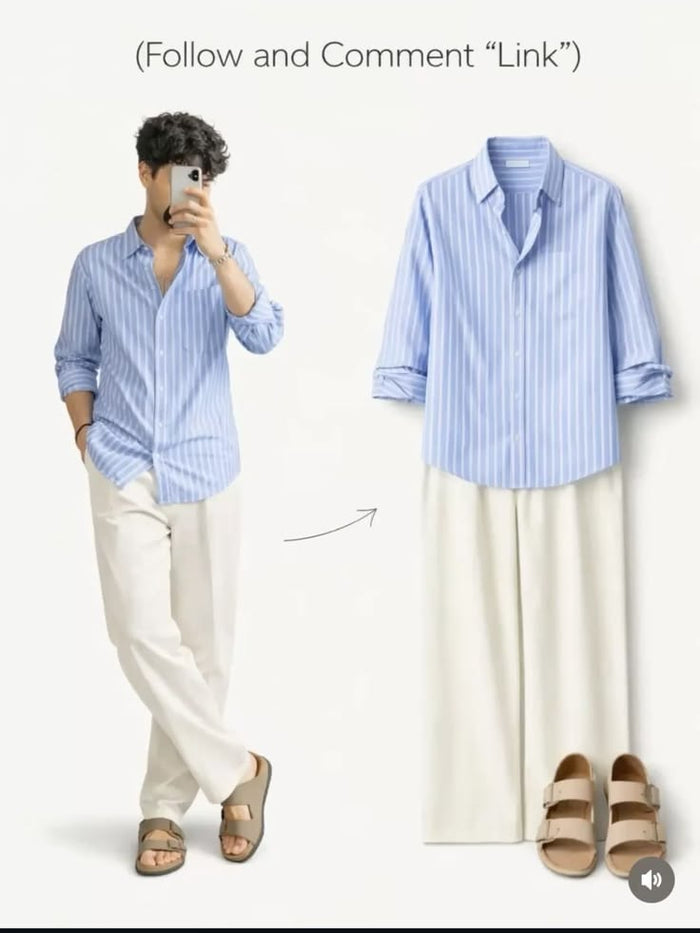 Blue shirt pant